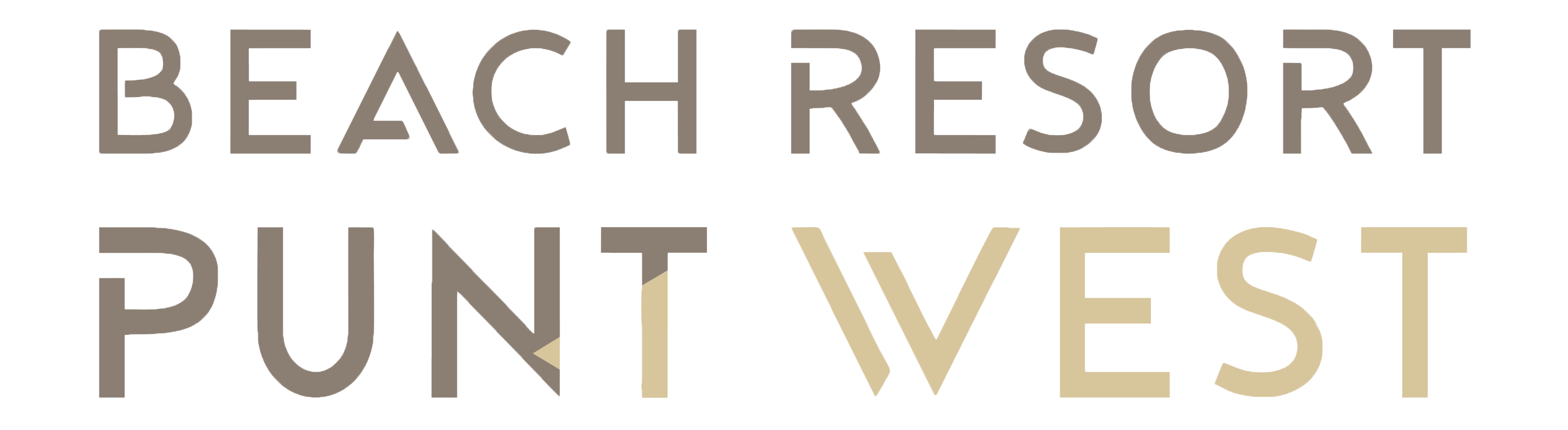  logo Beach resort punt west